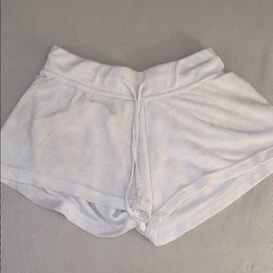 White Lounge Shorts